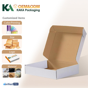 2026 OEM KK biểu tượng tùy chỉnh cá nhân thực hiện bao bì sóng kraft giấy các tông bưu phẩm vận chuyển Quà Tặng đóng gói gửi Thư hộp - Product Image 6