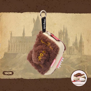 Peluche personnalisée SEDEX Monster Book, porte-clés en peluche pour sac d'école de magie, breloque de sac de sorcier, cadeau pour les fans de films - Product Image 2