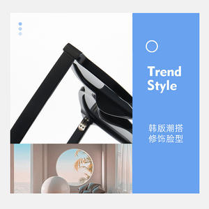 Farrell Gafas de sol polarizadas rectangulares para mujer UV400 con montura completa, protección solar de alta definición, bloqueo de luz azul, verano 2022 - Product Image 3