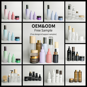 30ml 120ml 프로스트 골드 탑 유리 펌프 로션 스프레이 크림 롤러 스포이드 세럼 용기 (화장품 포장용) - Product Image 2