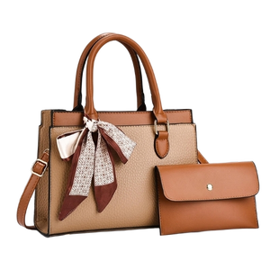 Sac à main classique pour femmes en similicuir avec finition à pompon décoratif, ouverture zippée sécurisée, espace intérieur spacieux, élégant et tendance - Product Image 6