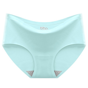 Đồ lót nữ bằng vải lụa đá không đường may, quần lót nữ thoáng khí, lưng trung, gợi cảm - Product Image 6