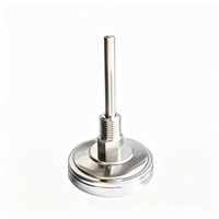 Thermomètre de brassage à aiguille, jauge de température bimétallique avec manchon thermique en acier inoxydable 304, longueur de sonde 50 mm, personnalisable