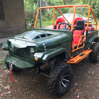 Richi Buggy/Kart Jeep Électrique/à Essence Homologué Route de Haute Qualité 300cc 350cc avec Sièges en Cuir pour Adultes