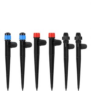 60 emisores de riego por goteo y boquillas de microaspersión con flujo de agua ajustable, <span class=keywords><strong>3</strong></span> estilos para sistemas de riego de jardín - Product Image 1