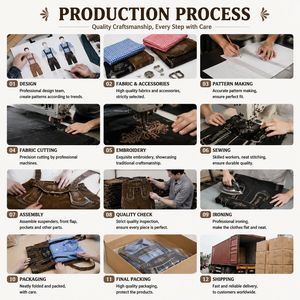 Conjunto de pantalones con tirantes bordados para disfraz de Oktoberfest, traje para fiesta del festival de la cerveza alemana, camisa a cuadros para hombre - Product Image 3