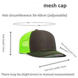 <span class=keywords><strong>Gorra</strong></span> de Béisbol con Visera de <span class=keywords><strong>Malla</strong></span> Estilo Patchwork, <span class=keywords><strong>Gorra</strong></span> Trucker Personalizada con Cierre a Presión y Visera Curva para el Sol - Product Image 3