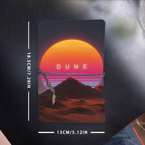Cuaderno A6 con colgante decorativo, regalo de incorporación perfecto para nuevos empleados para darles la bienvenida con Sun Mountains Desert "<span class=keywords><strong>DUNE</strong></span>" t - Product Image 6