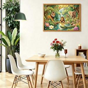 Puzzles du monde animalier sauvage pour adultes, 1000 pièces, amusants, difficiles, impossibles, défiantes, 1000 pièces - Product Image 3