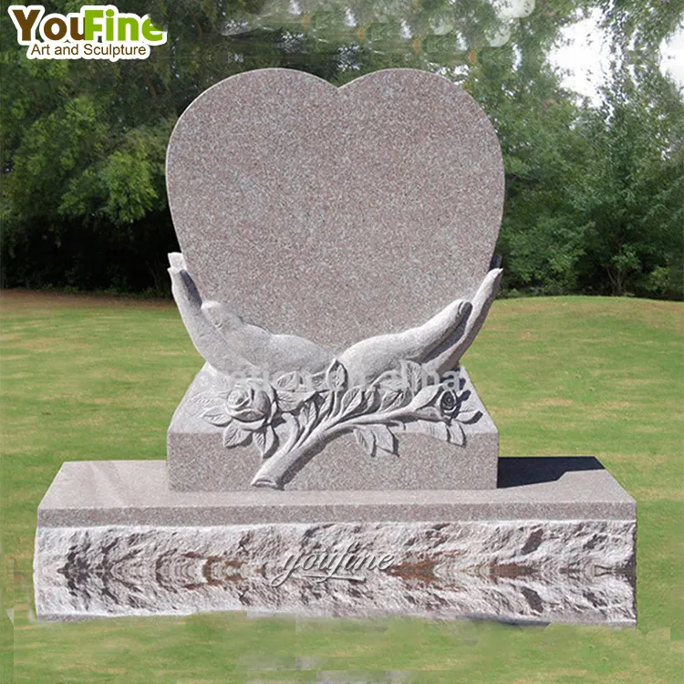 Tùy chỉnh khắc bia mộ bằng đá cẩm thạch trắng mộ hoa hồng bia mộ
