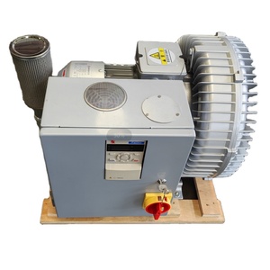 Triphasé 220V/380V/415V 7.5kw anneau d'air pompe à vide pompe de ventilateur canal latéral ventilateurs convertisseur de fréquence - Product Image 1