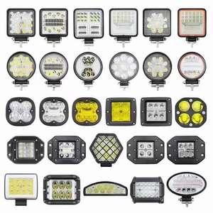 Foco Cuadrado Superbrillante para Camioneta Todoterreno, Luz de Conducción LED 4x4, Faros LED para Jeep, <span class=keywords><strong>Toyota</strong></span>, Land Rover, Tank - Product Image 3