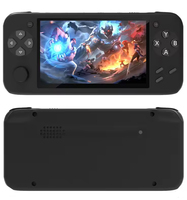 Cadeau de Noël Console de jeu portable classique miniature HC-2000 de 4,3 pouces Grand écran Rétro 8 Go 3000 jeux