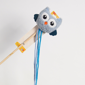 Manufacturer Wholesale Cute Cat Teaser Stick <b>Interactive</b> Plastic Plush <b>Toy</b> <b>for</b> <b>Pets</b> Movement <b>Toy</b> - Product Image 3