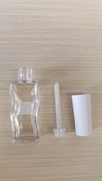 批发廉价唇彩管，批量10毫升硼硅玻璃螺旋盖贴花透明唇彩容器，可定制徽标