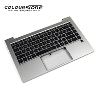 Probook Rusia lampu latar baru Laptop 450 G8 perak dengan bingkai hitam tanpa Touchpad penutup C Keyboard Laptop