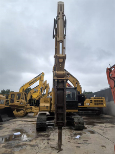 Excavadora de cadenas usada Cat 324D de 24 toneladas con martillo hidráulico y cabina con aire acondicionado para minería y demolición de hormigón - Product Image 3