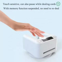 Distributeur de cartes rotatif automatique à 360 ° Accessoires de poker de table de blackjack Machine à mélanger les cartes à jouer à la roulette pour le divertissement