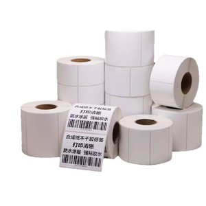 ฉลากกันความร้อน Fenghuo Packaging แบบม้วน 70gsm กันน้ำ ยึดติดแน่น สำหรับบรรจุภัณฑ์อาหารแช่แข็ง ระบบควบคุมอุณหภูมิ - Product Image 1