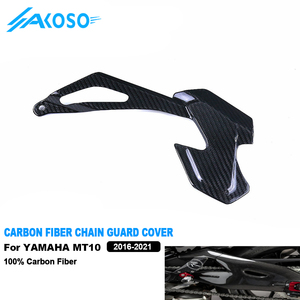 AKOSO 3K cubierta de protección de cadena trasera de motocicleta de fibra de carbono de gama alta de cinco capas para <span class=keywords><strong>Yamaha</strong></span> MT10 FZ10 2016-2021 <span class=keywords><strong>2018</strong></span> 2019 - Product Image 1
