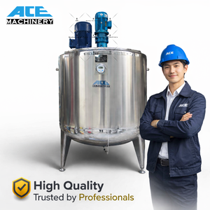 Mezcladora de Cosméticos de Acero Inoxidable Personalizada de 50L-1000L, Tanque Mezclador Homogeneizador para Champú, Crema y Loción con Elevación - Product Image 5