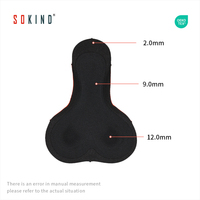 Coussinets de cyclisme anti-UV respirants écologiques à séchage rapide en mousse perforée Spandex/Nylon pour maillots de cyclisme homme Sokind Sk844