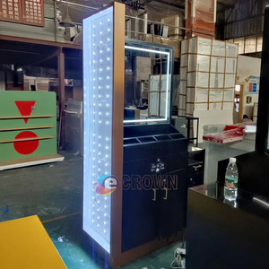 <strong>Nice</strong> Design Hair Shop Accessories Barber Shop Station With Mirror Hair Extension Beauty Salon <strong>Studio</strong> Barber Shop Supplies OEM - Product Image 5