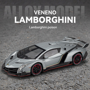 Coche modelo fundido a presión 1:24 <span class=keywords><strong>Rambo</strong></span> EVENO con sonido y luz puertas de retroceso abiertas decorar ornamento superdeportivo modelo de metal juguetes de coche - Product Image 3