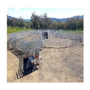 high quality cattle yard fence panel gate horse cattle yard design layout