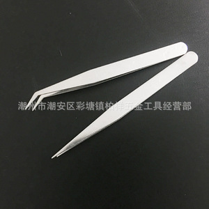 Diamond painting <b>tool</b> tweezers, stainless steel bent tweezers, straight tweezers, <b>DIY</b> small <b>tool</b> clips, succulent tweezers - Product Image 2
