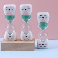 Timer Pasir untuk Menyikat Gigi Anak 1/3/5 Menit, Timer Jam Pasir Kamar Mandi untuk Latihan Menyikat Gigi Anak, Timer Wastafel Kamar Mandi