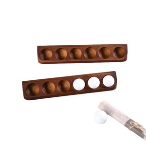 Golf Ball Display Case Rubber Wood <b>Shelf</b> <b>Desktop</b> Indoor Storage For Home Decoration - Product Image 5