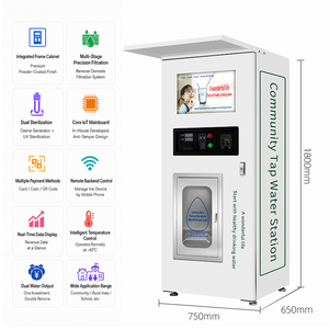 Máquina Expendedora de Agua que Funciona con Monedas, con Aceptador de Billetes y Sistema de Pago, Cajero Automático de Agua para Comunidades Residenciales - Product Image 2