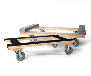 Le estremità in <span class=keywords><strong>gomma</strong></span> di Legno In stile carrelli, 1300 £ capacità di carico, fatta di legno duro e di <span class=keywords><strong>gomma</strong></span> <span class=keywords><strong>band</strong></span> e Colson ruote - Product Image 5