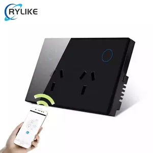 Aprovação SAA AU Padrão Wifi Smart Wall Socket Plug Tomada Elétrica Com Indicador Led