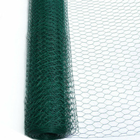 Grillage hexagonal en PVC, maille de 2 pouces, calibre 16, vert, galvanisé, pour poulailler