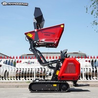 Mini-dumper tout-terrain Rhioceros XINIU XN 800 1.6T, chariot à benne basculante, engin de terrassement