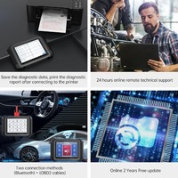 2024 XTOOL X100 MAX OBD2 Programación de llaves Fob Herramienta de codificación ECU avanzada Todos los diagnósticos del sistema 30 + Función de reinicio bidireccional