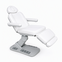 Cama de Belleza Eléctrica de 4 Motores, Amplio Rango de Inclinación, Base Metálica Reforzada, Carga de 200 kg, Altura Ajustable, para Clínica Dental y Estética