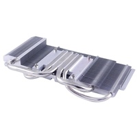 Refroidisseur de processeur RGB personnalisé pour ordinateur PC, 4 caloducs en cuivre et dissipateur thermique, roulement fluide silencieux 22dBA