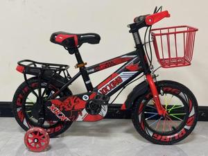 Bicicletta per bambini XKXUNG da 12 pollici con cestino e rotelle per bambini dai 5 ai 7 anni - Product Image 3