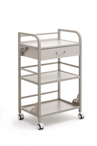 Carrito de Peluquería Metálico, Mesa de Herramientas para Peluquero, Estante de Almacenamiento Multicapa para Dormitorio, Apartamento, Salón de Belleza, Marca Luxmars - Product Image 6