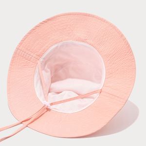 Sombrero de Pescador Estilo Mori Grande para Mujer, con Cuerda Antiviento, Diseño Artístico Fresco, Estilo Japonés Coreano - Product Image 3