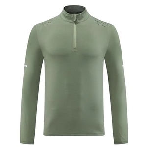 Ropa Deportiva Personalizada para Hombre, Camiseta Deportiva sin Costuras para Entrenamiento, Running, Casual, Elástica, de Manga Larga, Tipo Polo - Product Image 5