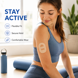 CE Omnipod 5 Patchs adhésifs Omni Pod Dash à séchage rapide, imperméables, avec sangle, pré-découpés, ruban médical anti-transpiration pour capteur - Product Image 4