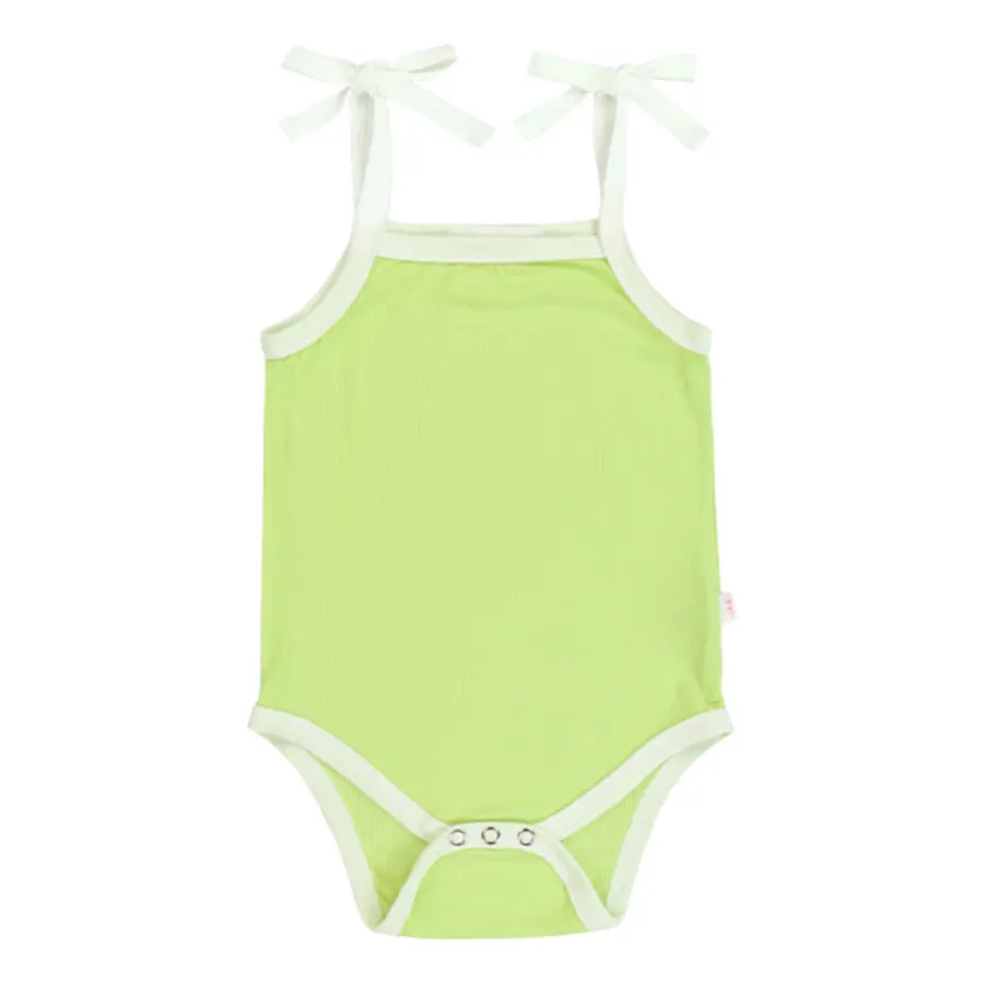 Baby Summer Colorful Clothes Outfit 95%bamboo 5% Spandex Infant Baby Girls Sleeveless Onesies Tank Top