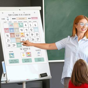 Lịch Bỏ Túi biểu đồ lịch hàng tháng và thời tiết bỏ túi biểu đồ học tập cho trẻ em lớp học bảng thông báo và mẫu giáo - Product Image 5