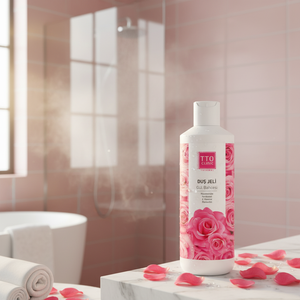 Gel Douche TTO Clinic Rose Garden 500ml Hydratant Nourrissant Rafraîchissant au Beurre de Cacao, Vitamine E, Niacinamide et Panthénol - Product Image 3