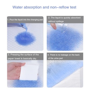 Disposable Breathable Leak-Proof Baby Changing Pad Newborn Diapers Printed Colorful Cotton <b>Bamboo</b> Fiber 60x60cm Adult Use - Product Image 6