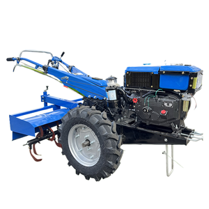 Tractor Agrícola Duradero de <span class=keywords><strong>2</strong></span> Ruedas, Mini Tractor Agrícola con Arado, Tractor Manual Diésel con Bomba en Venta - Product Image 2